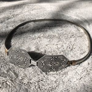 Vintage silver belt